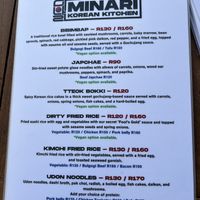   at Minari Korean Kitchen in Stellenbosch