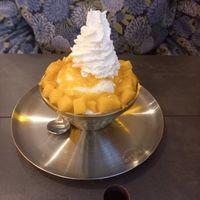 Dessert vege at Jojo Grill in Lille