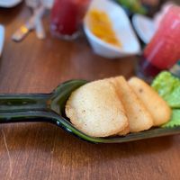 Entrada, empanadas de morocho at La Cuchara in Quito