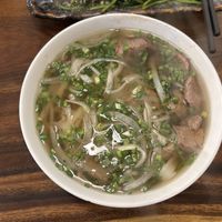 special vegan noodle (like pho with fake “beef “  at Nhất Tâm in Ho Chi Minh City