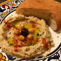 hummus  at Casablanca Moroccan Restaurant in Nagoya