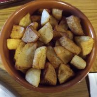 Tasty celery salt fried pitatoes, small portion size at Orso Kitchen & Bar in Cork