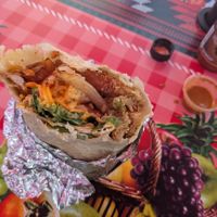 Breakfast burrito at El Chilito Loco in Portland