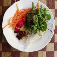 Hummu salad at Plevel in Prague