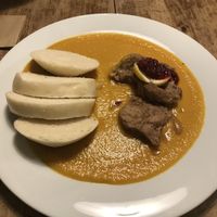 A traditional Czech dish at Plevel in Prague