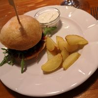 Plevel burger at Plevel in Prague