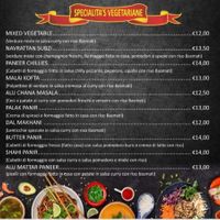 Vegetarian menu I at Pizzeria All'Orsetto in Merano