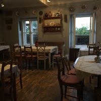 Inside restaurant  at Jelica in Prague