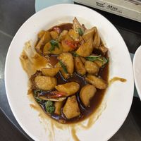 Oyster mushrooms   at Shí Zhuō Jiā Wèi Rè Chǎo - 石桌佳味熱炒 in Zhuqi Township