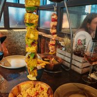 Ignore the chicken kebab in the background! at The Botanist in Edinburgh