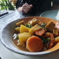 Myanmarese curry at Rainbow in Koh Phayam