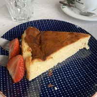 tarta de queso  at Cafe Mandala in Salamanca