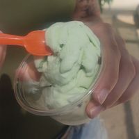 Mint chocolate chip at Bomboyaz in Placencia