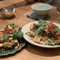 Dried tofu skin salad  at Du Du Xanh in Ho Chi Minh City