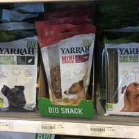Left and right are both vegan dog treats.  at Gimsel - De Groene Passage in Rotterdam