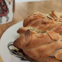 Cardamom bun at Kaffe Bageri Stockholm in Wroclaw