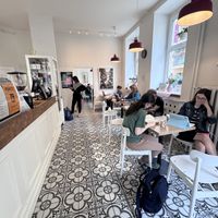Laptop tables   at Kaffe Bageri Stockholm in Wroclaw