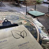 The garden   at Stadslokaal in Leiden