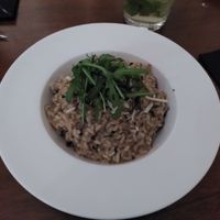 Mushroom risotto at Stadslokaal in Leiden