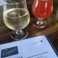 Wine and beer  at Cooper's in Beacon