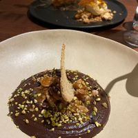 Chocolate & dates mousse   at roots in Porto