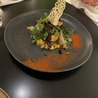 Scallopes & OKRA  at roots in Porto