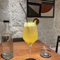 Passion fruit mocktaill  at roots in Porto