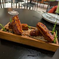 Corn ribs at roots in Porto