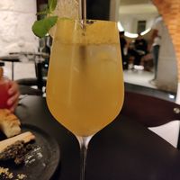 Alcohol-free caipirinha at roots in Porto