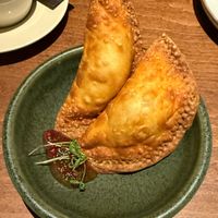 Palm Heart Pastry with Kimchi at roots in Porto