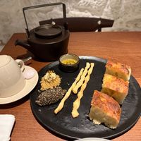 Bread, Olive Oil, Pate at roots in Porto