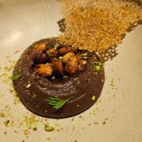 Chocolate mousse at roots in Porto