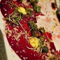 Beetroot Carpaccio at roots in Porto