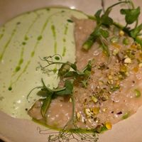Risotto with lime and asparagus at roots in Porto