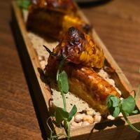 Corn ribs with smoked paprika at roots in Porto