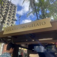   at Gelatissimo Waikiki in Honolulu