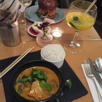 penang curry at Estrella in Prague