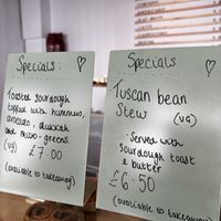 Hot vegan foods  at Yonder   in Keswick