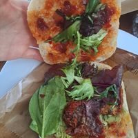 Avocado, sundried tomato and salad roll (and sweet chilli sauce I think) at Yonder   in Keswick