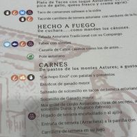 Carta  at El Palaciu Pintu in Cangas De Onis
