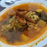 Pote de berzas, patatas y verdina at El Palaciu Pintu in Cangas De Onis