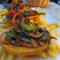 Tortos de maiz at El Palaciu Pintu in Cangas De Onis