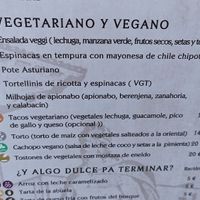 Carta en la mesa at El Palaciu Pintu in Cangas De Onis