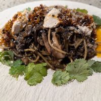 Spicy alio at Monk's Butcher - Dosan in Seoul