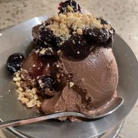 Chocolate & Cherry. I loved it   at Monk's Butcher - Dosan in Seoul