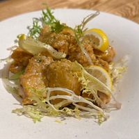 Lemon tofu chicken   at Monk's Butcher - Dosan in Seoul