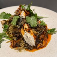 Black mustard leaf oil pasta   at Monk's Butcher - Dosan in Seoul