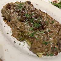 Rice straw porcini cream lasagna   at Monk's Butcher - Dosan in Seoul