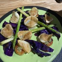 Broccolini cream gnocchi   at Monk's Butcher - Dosan in Seoul