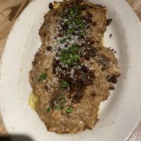 Rice straw porcini cream lasagna   at Monk's Butcher - Dosan in Seoul